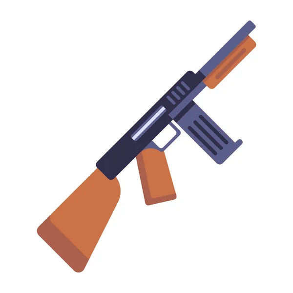 Icono Del Rifle Militar Ilustración Vectorial — Vector de stock