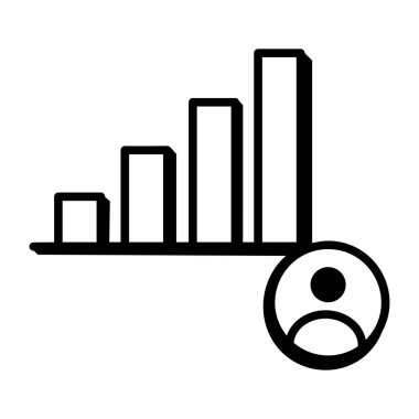 iş grafiği vektör illüstrasyonu