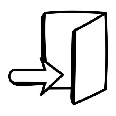 ok simgesi vektör illüstrasyonu