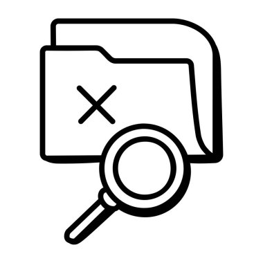 Dizin ikonu vektör illüstrasyonu ara