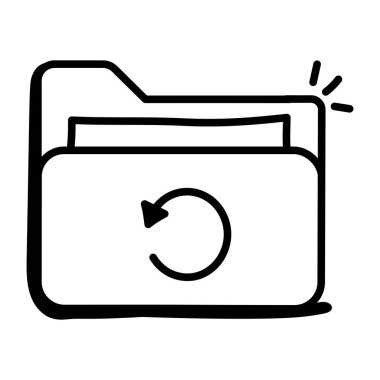 Dizin ikonu vektör illüstrasyonunu tazele