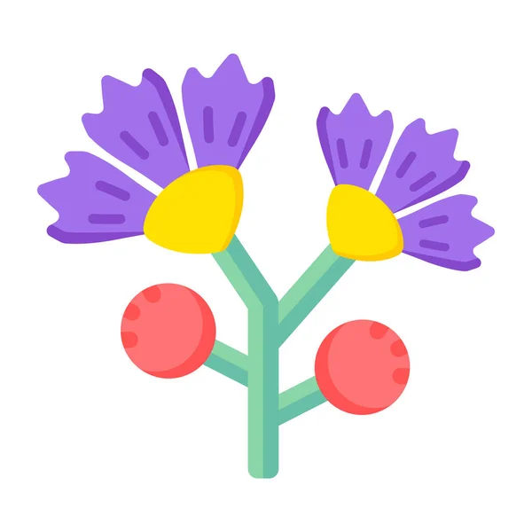 Blume Symbol Vektor Illustration — Stockvektor