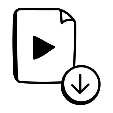 Dosya karikatürü, vektör çizimi