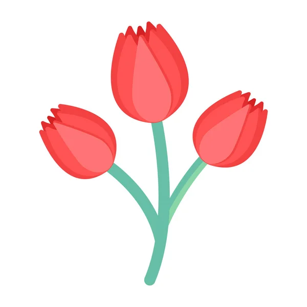 Beautiful Flowers Icon Vector Illustration Design — Stock Vector