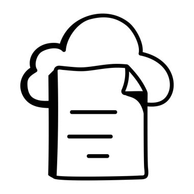 Bulut hesaplama. Ağ simgesi. vektör illüstrasyonu