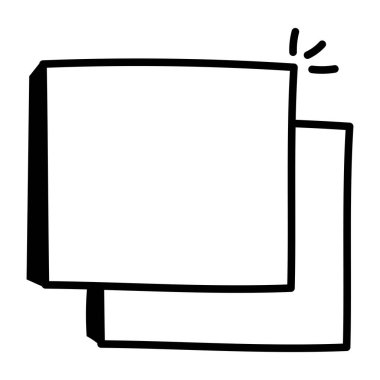 Dosya Biçimi çizgi filmi, vektör illüstrasyonu