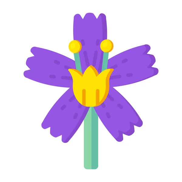 Virág Ikon Vektor Illusztráció — Stock Vector