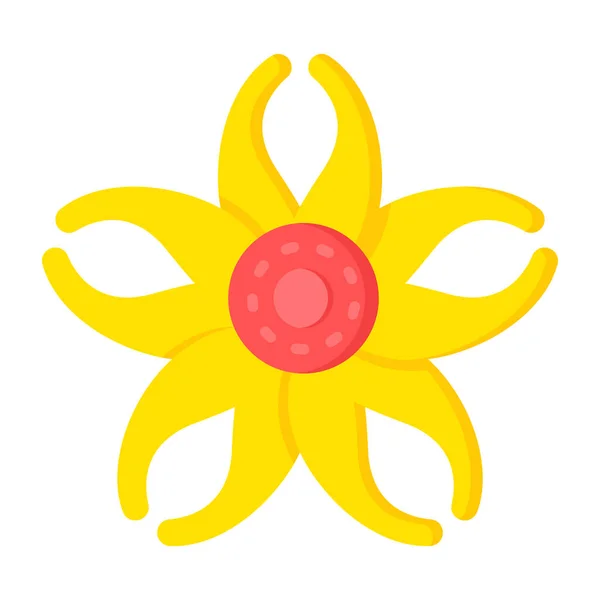 Ikona Kwiat Wektor Ilustracja — Wektor stockowy