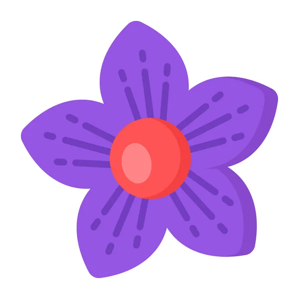 Ikona Květiny Vektorová Ilustrace — Stockový vektor