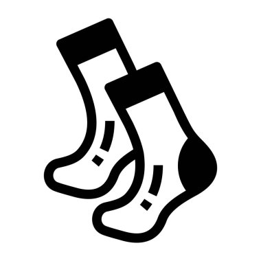 Çorap. Web simgesi basit tasarım