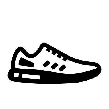 Sneaker. Web simgesi vektör illüstrasyonu