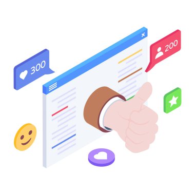 Müşteri memnuniyeti konsepti ikonu. düz dizayn