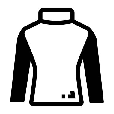 Kıyafetler. Web simgesi basit illüstrasyon