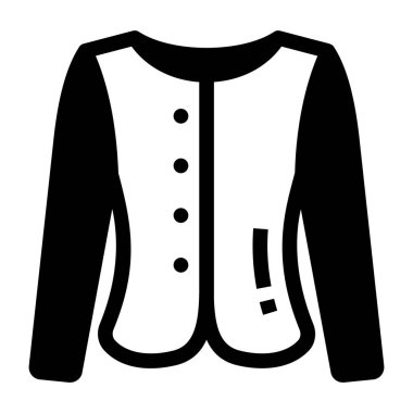 Kıyafetler. Web simgesi basit illüstrasyon