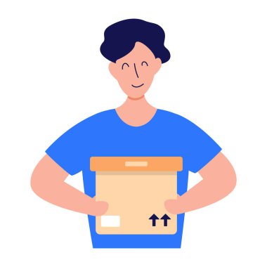 dağıtıcı vektör illüstrasyon tasarımı