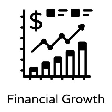 analitik grafik vektör illüstrasyonu