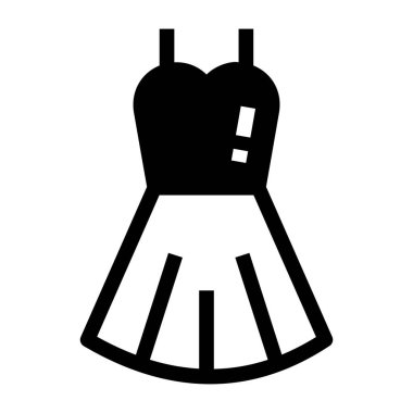 Kıyafetler. Web simgesi basit illüstrasyon