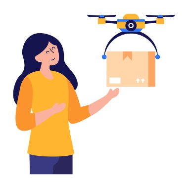 servis servis vektör illüstrasyonu