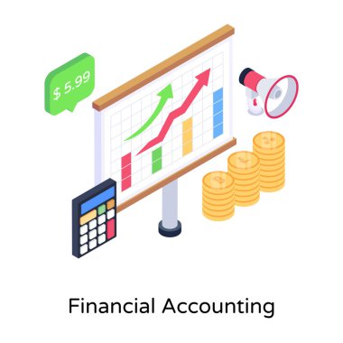 Haritalar ve grafiklerle finansal büyüme grafiği. vektör illüstrasyonu