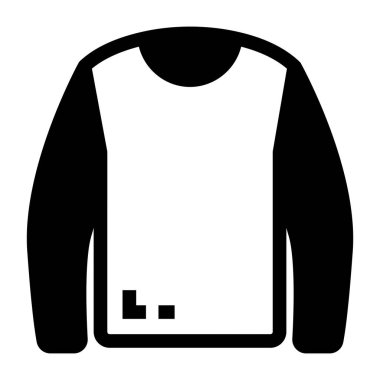 Kıyafetler. Web simgesi basit illüstrasyon