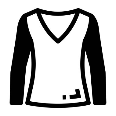 Kıyafetler. Web simgesi basit illüstrasyon