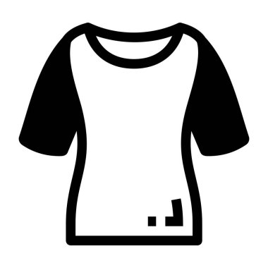 Kıyafetler. Web simgesi basit illüstrasyon