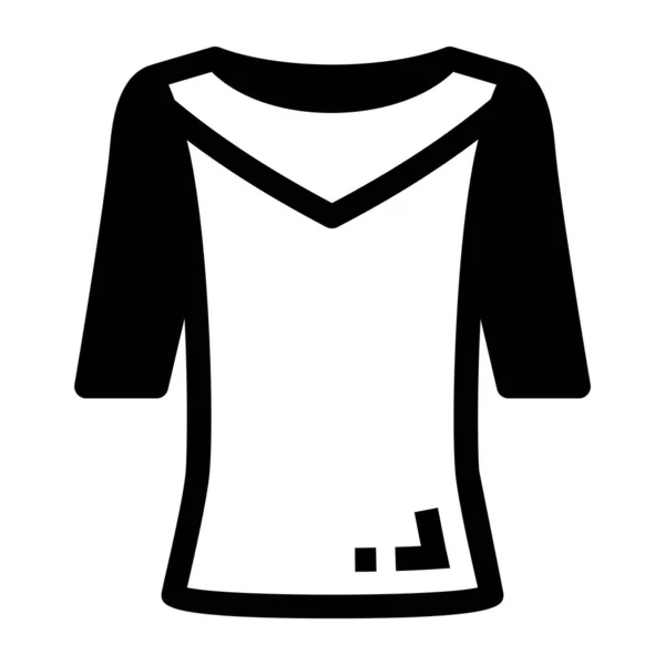 Camisa Ícone Web Ilustração Simples — Vetor de Stock