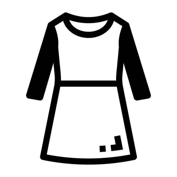 Ropa Icono Web Ilustración Simple — Vector de stock