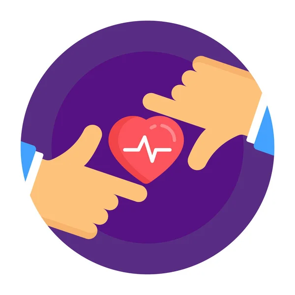 Health Care Concept Icon Design Vector Illustration Eps Graphic — Stock Vector