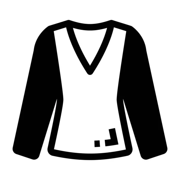 Vêtements Icône Web Illustration Simple — Image vectorielle