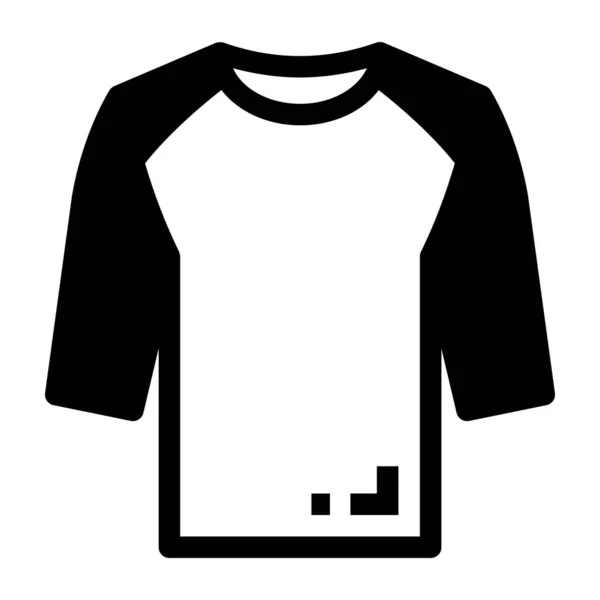 Een Tshirt Web Icoon Eenvoudige Illustratie — Stockvector