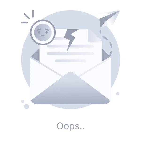 Zarf Postası Web Simgesi — Stok Vektör
