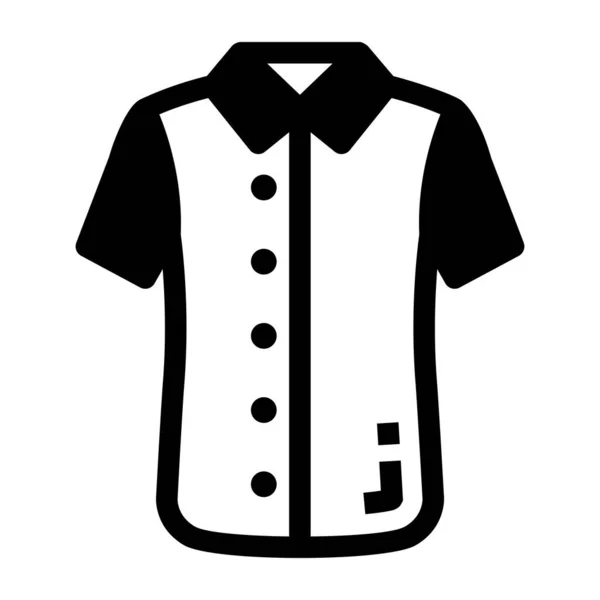 Camisa Ícone Web Ilustração Simples —  Vetores de Stock