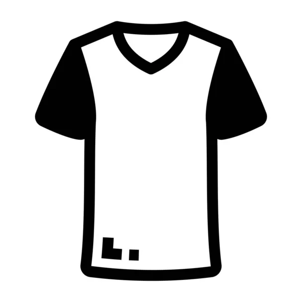 Tシャツ Webアイコンシンプルなイラスト — ストックベクタ