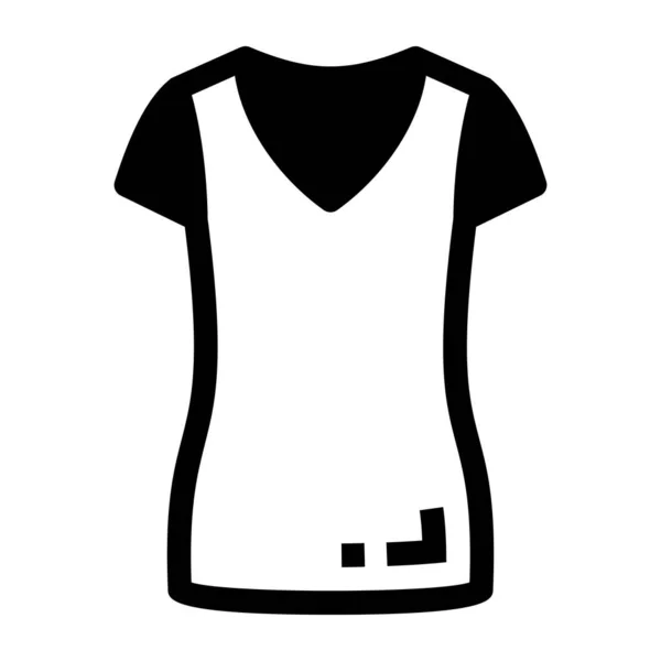 Camisa Icono Web Ilustración Simple — Vector de stock