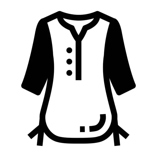 Fashion Jacket Vector Icon — Stock Vector