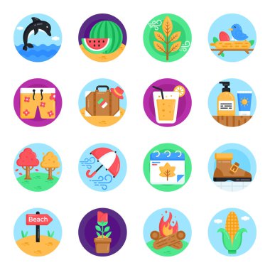 Çiftlik ve doğa ikonunun vektör çizimi. Rahatlama ve web için hisse senedi sembolü.