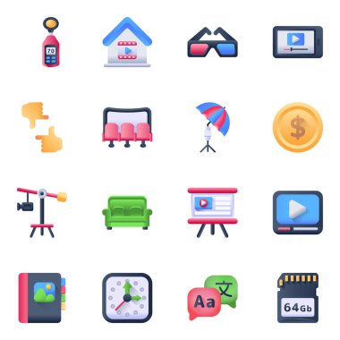 modern düz vektör resimleme simgesi