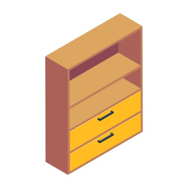 Mobilya ikonu. Basit tasarım