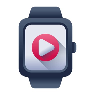 Akıllı saat simgesinin vektör çizimi