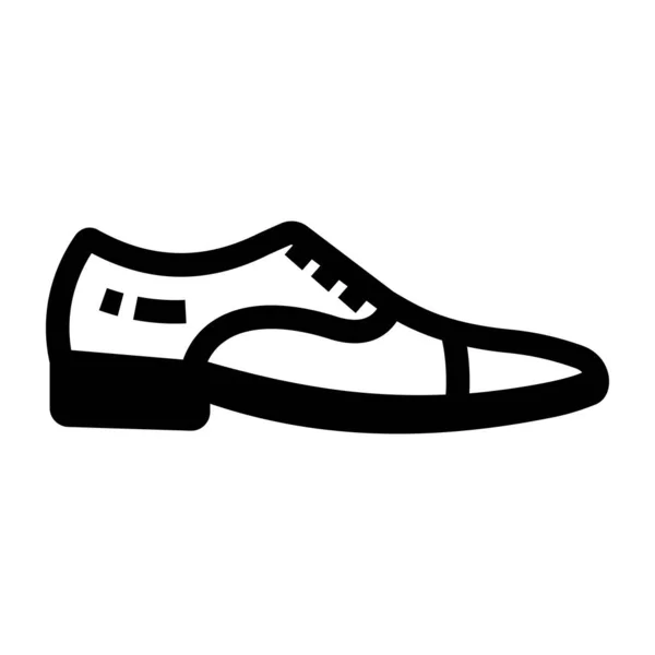 Icône Chaussure Icône Web Illustration Simple — Image vectorielle