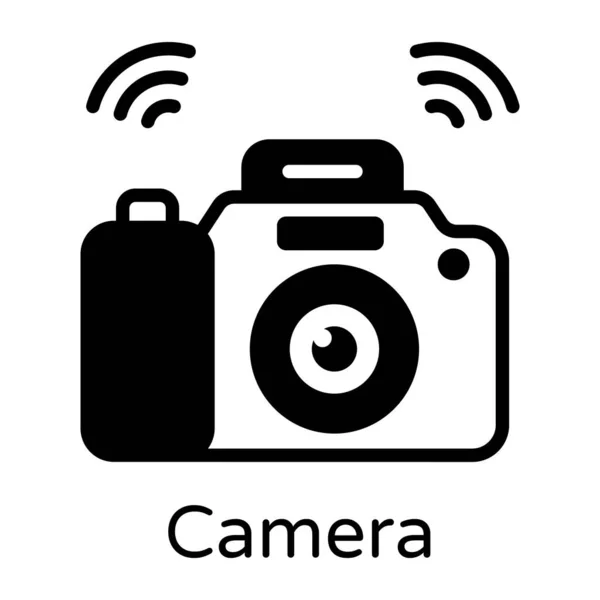 Camera Web Icon Simple Illustration — Stock Vector