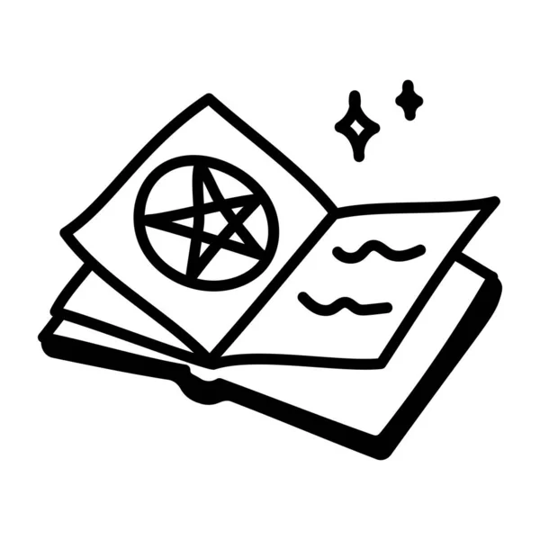 Vectorillustratie Van Een Boekenpictogram — Stockvector