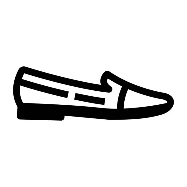 Icono Del Zapato Vector Ilustración — Archivo Imágenes Vectoriales