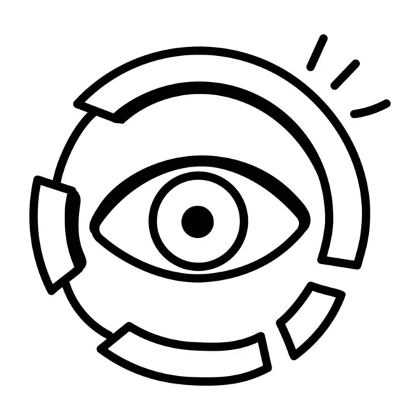 Augensystem Symbol Vektor Illustration — Stockvektor
