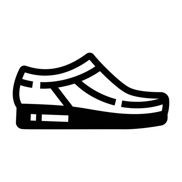 Взуття Веб Іконка Проста Ілюстрація — стоковий вектор