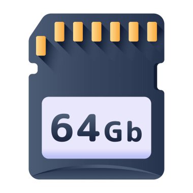 Bir tabletin izole edilmiş tek bir simgesinin vektör illüstrasyonu