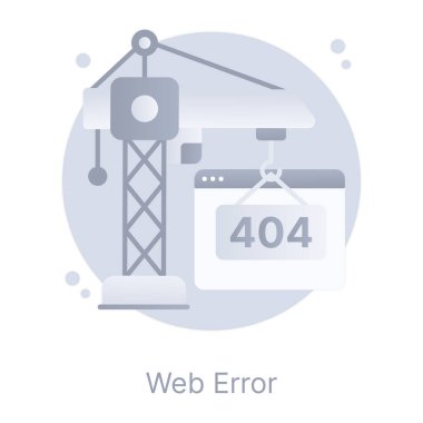 robot. Web simgesi basit illüstrasyon