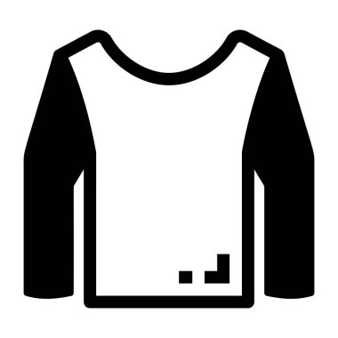 Kıyafetler. Web simgesi basit illüstrasyon