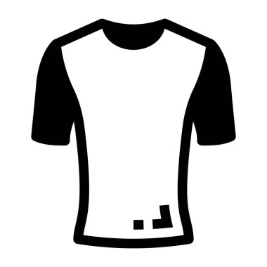 Kıyafetler. Web simgesi basit illüstrasyon